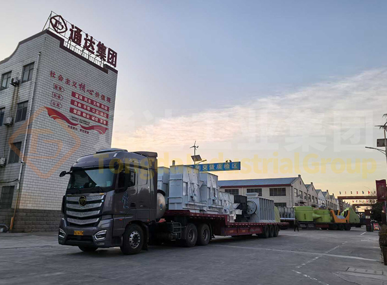 通達(dá)工業(yè)集團(tuán)有機(jī)肥生產(chǎn)線設(shè)備發(fā)往東北遼陽